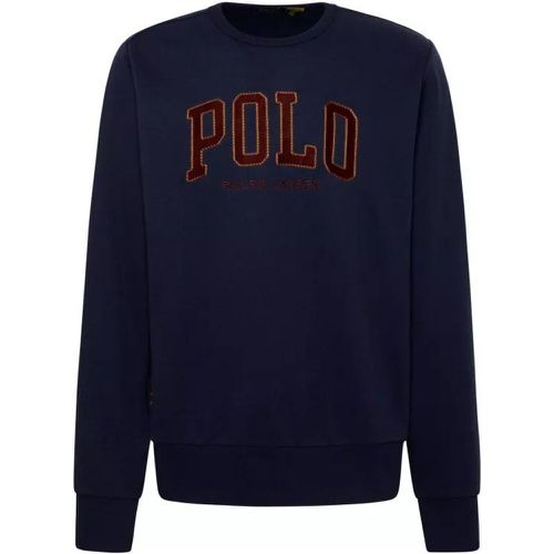 Navy Cotton Blend Sweatshirt - Größe M - blue - Polo Ralph Lauren - Modalova
