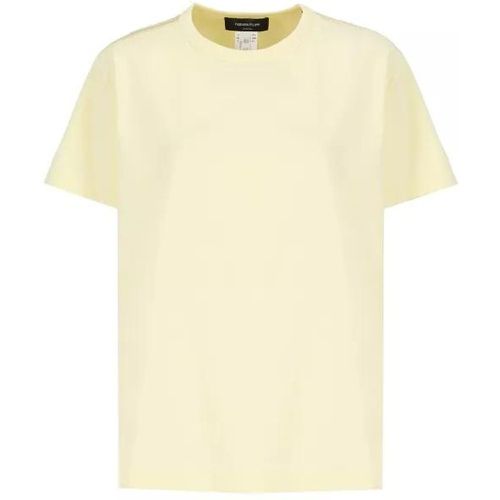 Cotton T-Shirt - Größe 40 - yellow - Fabiana Filippi - Modalova