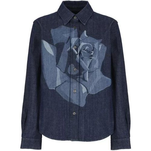 Blue Cotton Shirt - Größe 42 - blue - Kenzo - Modalova
