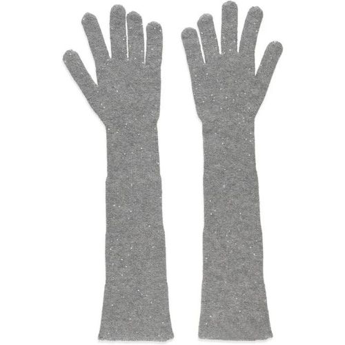 Handschuhe - Grey Wool Blend - Gr. ONE SIZE - in - für Damen - Fabiana Filippi - Modalova