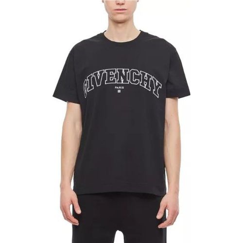 Classic Fit College Embroidery T- Shirt - Größe XL - black - Givenchy - Modalova