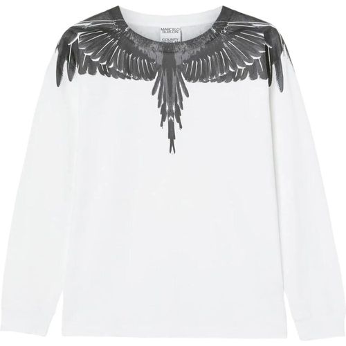 Ghost Wings Long Sleeve T-shirt - Größe XL - Marcelo Burlon - Modalova