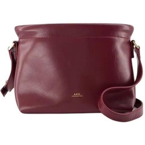 Shopper - Ninon Mini Crossbody - Synthetic - Burgundy - Gr. unisize - in - für Damen - A.P.C. - Modalova