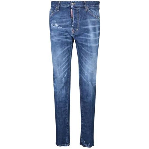 Blue Cotton Jeans - Größe 46 - blue - Dsquared2 - Modalova