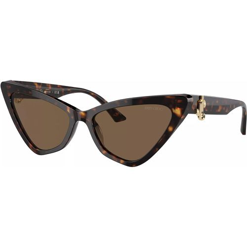 Sonnenbrille - 0JC5008 55 500273 - Gr. unisize - in Braun - für Damen - Jimmy Choo - Modalova