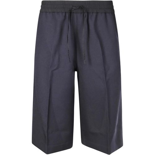 Oversized Bermuda Shorts With Elastic Waist - Größe XS - Studio Nicholson - Modalova