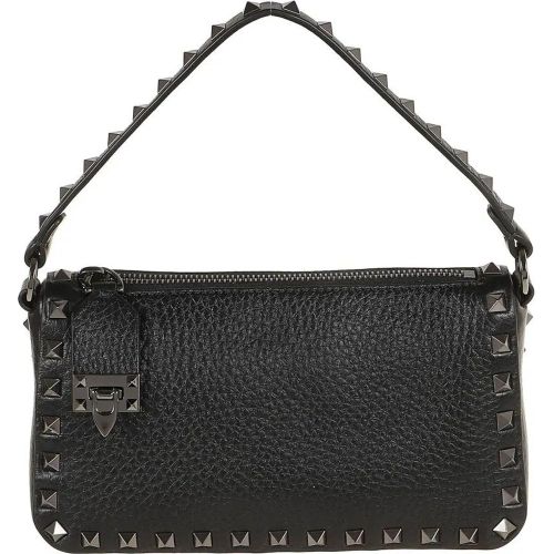 Hobo Bags - Small Rockstud Shoulder Bag In Grained Calfskin - Gr. unisize - in - für Damen - Valentino Garavani - Modalova