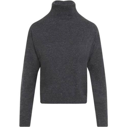 Lurex Turtle Neck - Größe 38 - PESERICO - Modalova