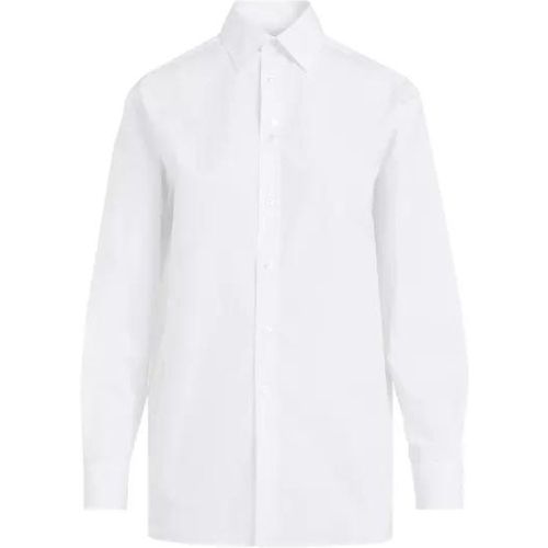 Adrien Ls White Cotton Shirt - Größe 8 - white - Polo Ralph Lauren - Modalova