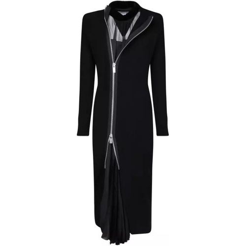 Wool Dress - Größe 2 - black - Sacai - Modalova