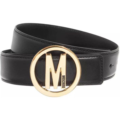 Gürtel - Logo Buckle Belt Smooth Leather - Gr. 80 - in - für Damen - Moschino - Modalova