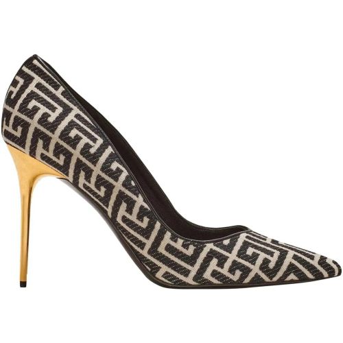 Hohe Schuhe - Rubby Jacquard Heeled Shoes - Gr. 40 (EU) - in - für Damen - Balmain - Modalova