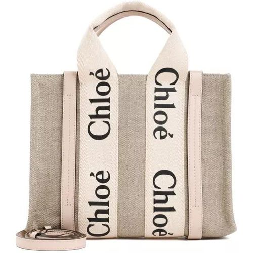 Totes & Shopper - Cement Pink Small Woody Tote Bag - Gr. unisize - in - für Damen - Chloé - Modalova