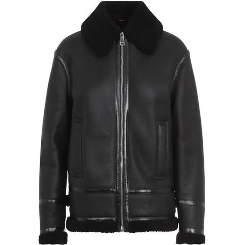 Curly Shearling Biker Jacket - Größe 40 - Gucci - Modalova