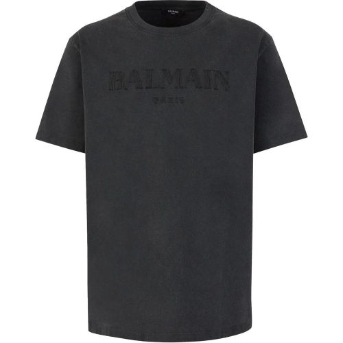 Cotton Logo T-shirt - Größe S - Balmain - Modalova