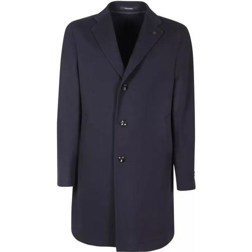 Single-Breasted Blue Coat - Größe 50 - blue - Tagliatore - Modalova