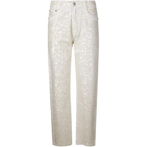 High-Waisted Sequin Jeans - Größe M - P.A.R.O.S.H. - Modalova