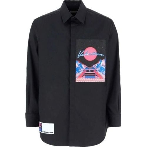 Logo Patch Shirt - Größe 48 - Valentino - Modalova