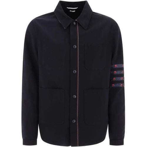 Utility Patch Pocket Jacket - Größe 2 - Thom Browne - Modalova