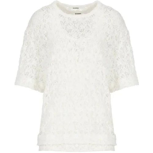 White Lace Top - Größe 40 - Jil Sander - Modalova