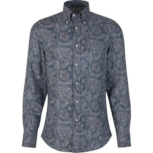 Paisley Motif Shirt - Größe L - BRUNELLO CUCINELLI - Modalova