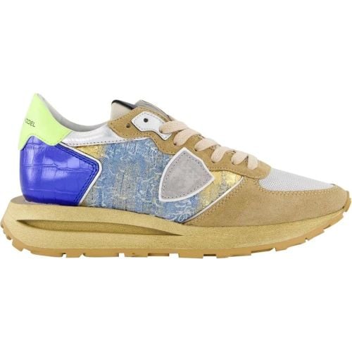 Low-Top Sneaker - Dames Tropez Haute Low Woman - Gr. 37 (EU) - in - für Damen - Philippe Model - Modalova