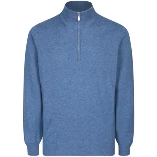 Blue Cashmere Sweater - Größe 56 - blue - BRUNELLO CUCINELLI - Modalova