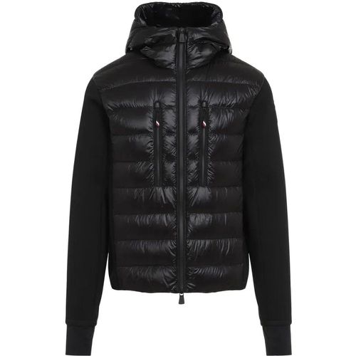 Black Padded Cardigan - Größe XL - schwarz - Moncler - Modalova