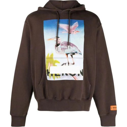 Heron Censored Logo Hoodie - Größe L - Heron Preston - Modalova