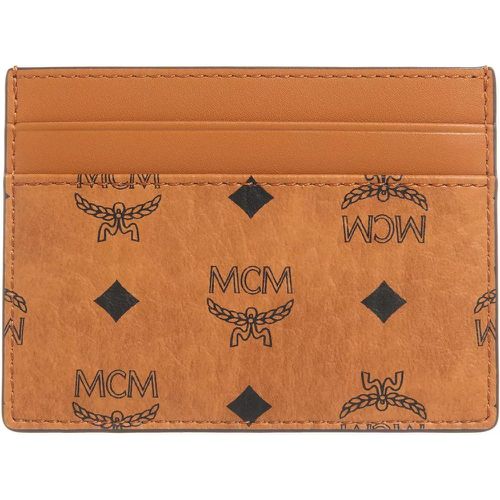 Portemonnaies - Aren Visetos Card Case Mini - Gr. unisize - in - für Damen - MCM - Modalova