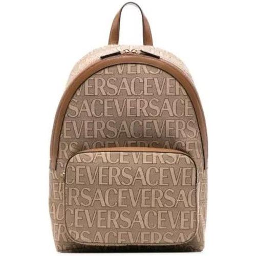 Rucksäcke - Brown Allover Backpack - Gr. unisize - in - für Damen - Versace - Modalova