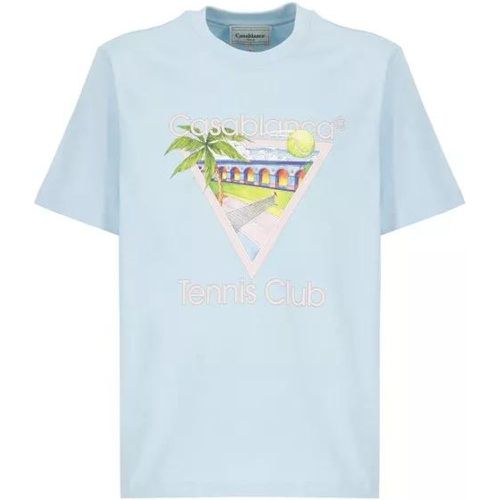 Tennis Club T-Shirt - Größe XL - blue - Casablanca - Modalova