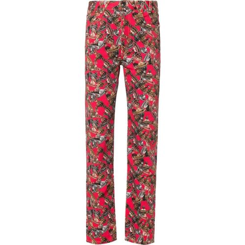 Trousers Red - Größe 28 - Vivienne Westwood - Modalova