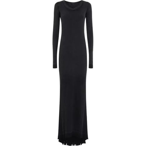 Washed Black Cotton Lingerie Maxi Dress - Größe XS - Balenciaga - Modalova