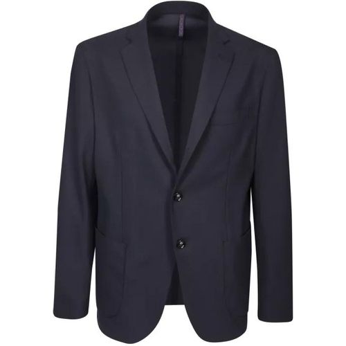 Blue Wool Jacket - Größe 46 - blue - Dell'oglio - Modalova