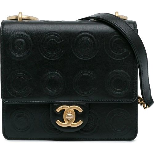 Shopper - Mini Square Coco Embossed Calfskin Flap - Gr. unisize - in - für Damen - Chanel - Modalova