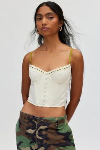 Modern Love Ribbon Corset - S at Urban Outfitters - Out From Under - Modalova