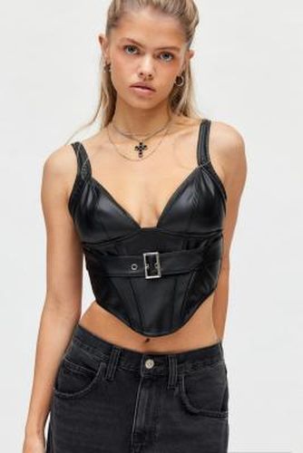 Blaze Faux Leather Corset - S at Urban Outfitters - Out From Under - Modalova