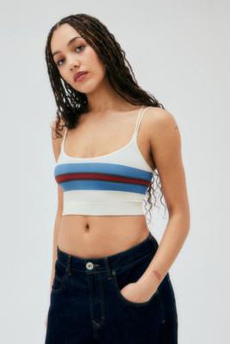 Markie Stripe Print Seamless Ribbed Cami - Ivory L at Urban Outfitters - Out From Under - Modalova