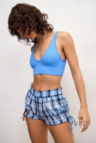 Corinne Seamless V-Neck Bralette - Blue M/L at Urban Outfitters - Out From Under - Modalova