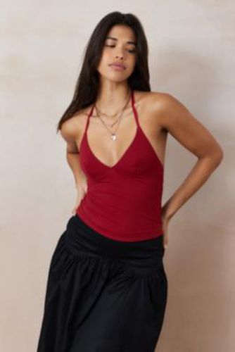 Out From Under Je T'aime Stretch Halter Top - L at - Urban Outfitters - Modalova