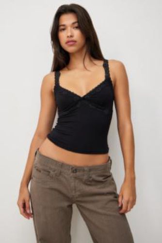 Lace Trim Cami Top - L at Urban Outfitters - Out From Under - Modalova