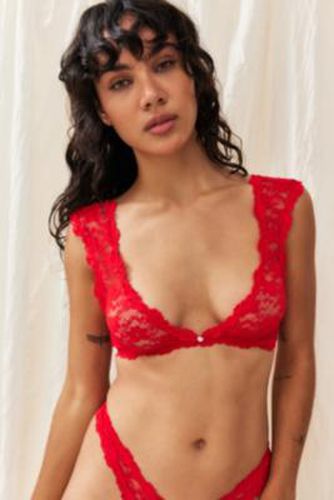 Stretch Lace Bra Top - Red S at Urban Outfitters - Out From Under - Modalova