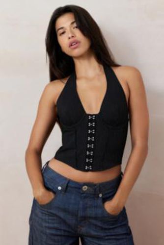 Hot Stuff Pinstripe Corset - S at Urban Outfitters - Silence + Noise - Modalova