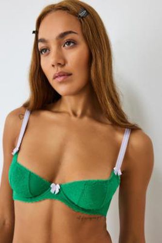 Liv Contrast Delicate Lace Underwired Bra - 34C at Urban Outfitters - Out From Under - Modalova