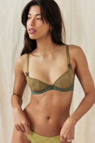 Out From Under Liv Lace Underwired Bra - Green 32D at - Urban Outfitters - Modalova