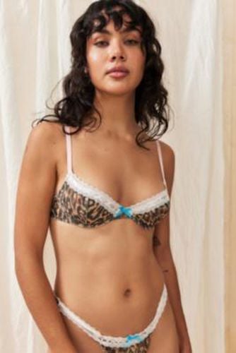 Sia Leopard Print Bra - 32B at Urban Outfitters - Out From Under - Modalova