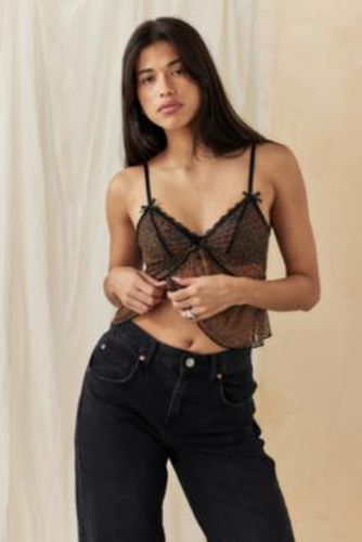 Leopard Print Babydoll Bralette - S at Urban Outfitters - Out From Under - Modalova