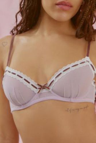 Sia Mesh Underwired Bra - Lilac 32D at Urban Outfitters - Out From Under - Modalova