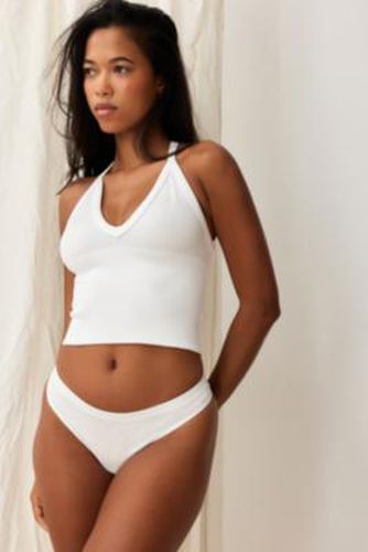 Andie Seamless Thong - White M at Urban Outfitters - Out From Under - Modalova